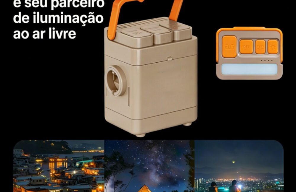 Colchão Inflável Queen Casal Autoinflável com Bomba Integrada JOYFOX Acampamento 200x150x28cm por R9,00 (R99,00)
