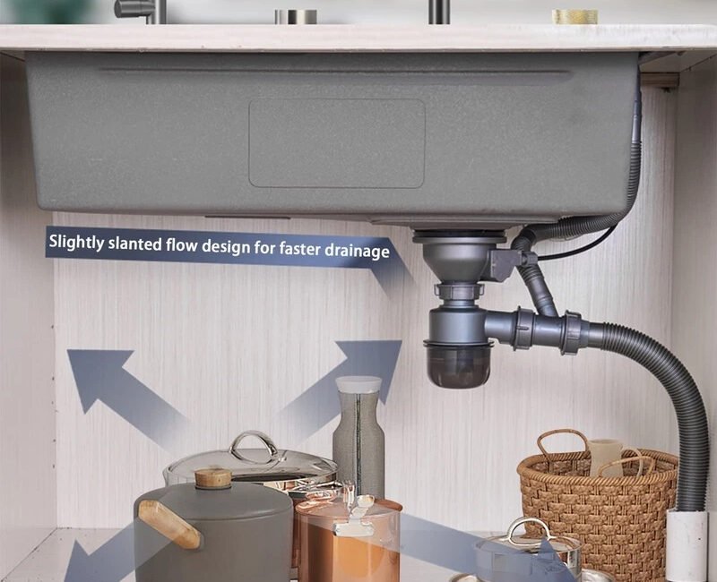 Cuba Para Pia Cozinha Gourmet Aço Inox Com Torneira Flexível 360 graus giratória 75x45x21cm por R99,00 por R9,00 na Shopee
